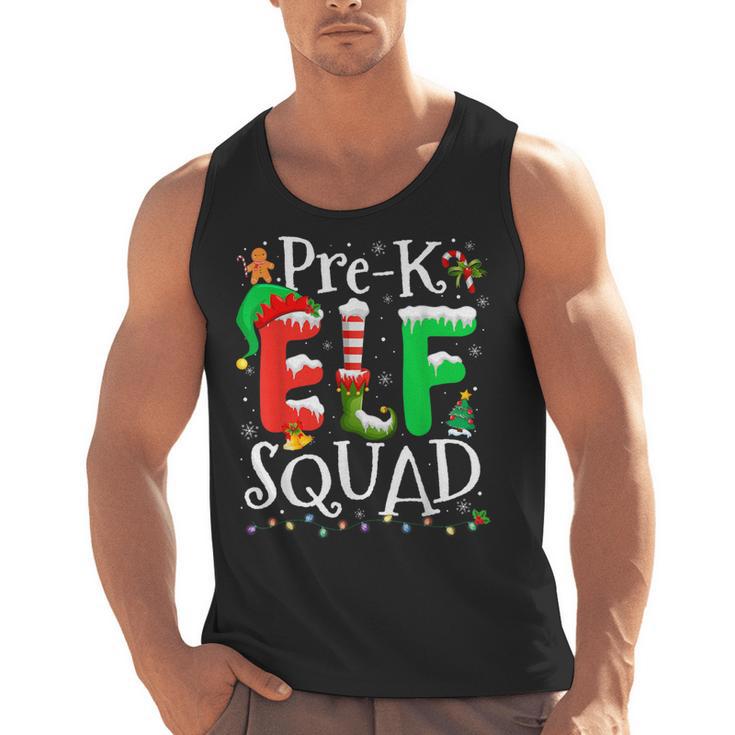 Elf Squad Pre-k Teacher Christmas Child Xmas Men Tank Top