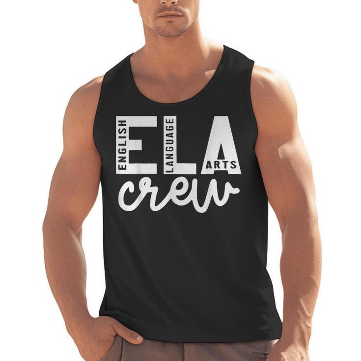 English Language Art Teacher Crew ELA Squad English Teacher Men Tank Top