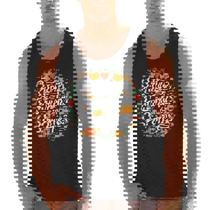 Fall Special Education Teacher Pumpkin Autumn Halloween Men Tank Top