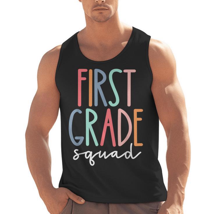 First Grade Squad 1st Grade Teacher Crew Back To School Team Men Tank Top