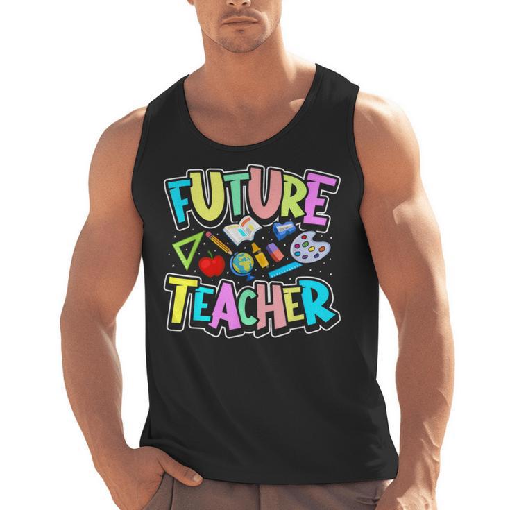 Future Teacher Kid's Career Men Tank Top