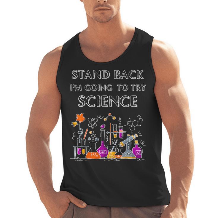 Going To Try Science Geek Nerd Tee Teacher STEM Men Tank Top