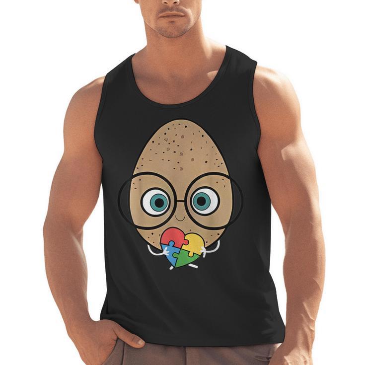 The Good Egg Teacher Halloween Costume Food Group Cute Men Tank Top