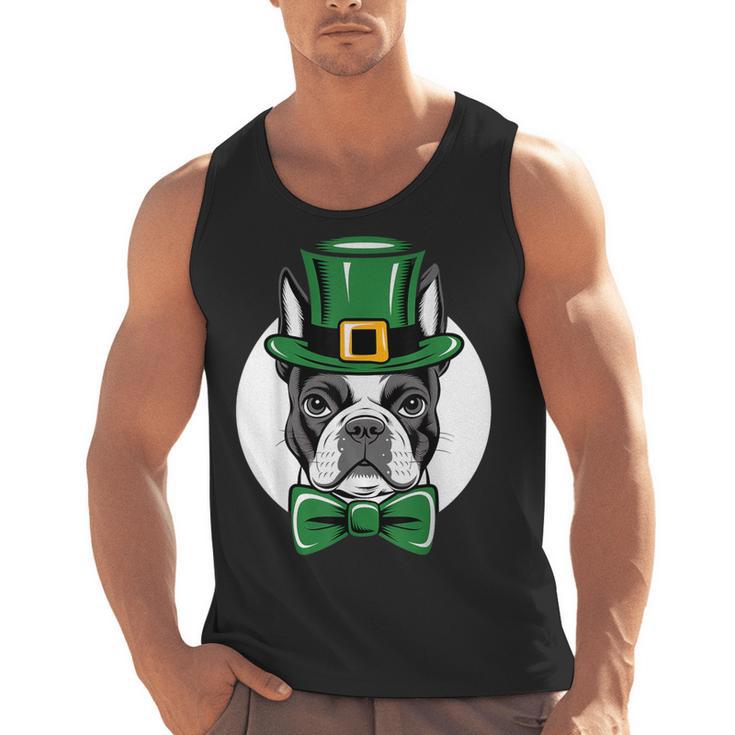 Green Boston Terrier Shamrock St Patricks Day Boston Terrier Men Tank Top, trending gift