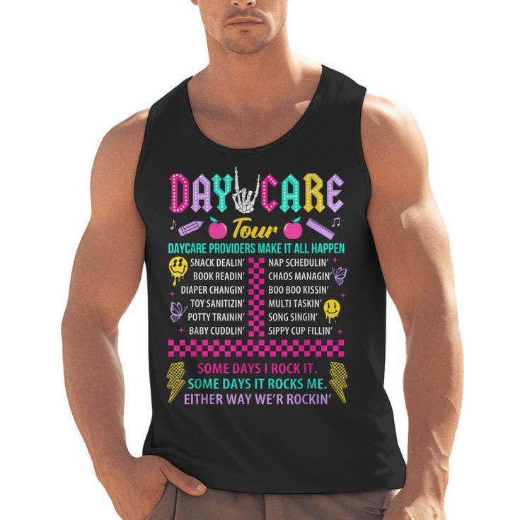 Groovy Day Care Some Days I Rock It Day Care Teacher Life Men Tank Top