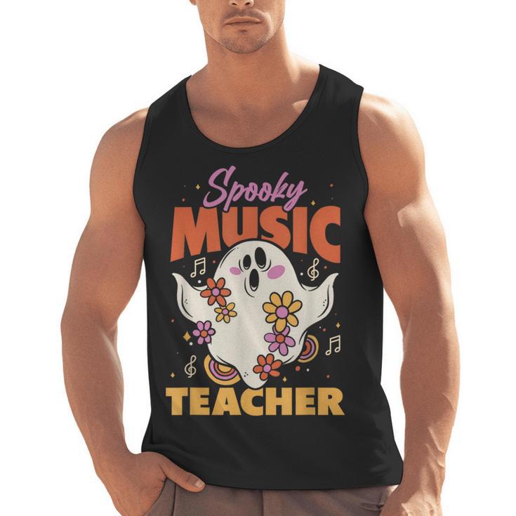 Groovy Faboolous Spooky Music Teacher Halloween Men Women Men Tank Top