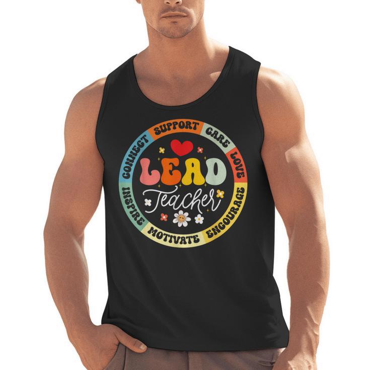 Groovy Lead Teacher Appreciation Back To School Men Tank Top