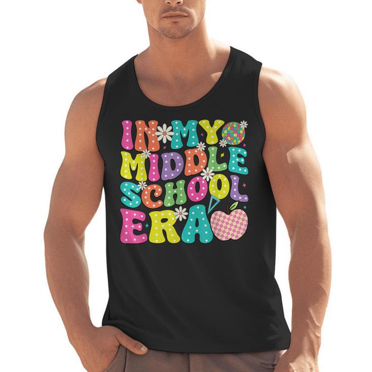 Groovy In My Middle School Era Back To School Teacher Men Tank Top