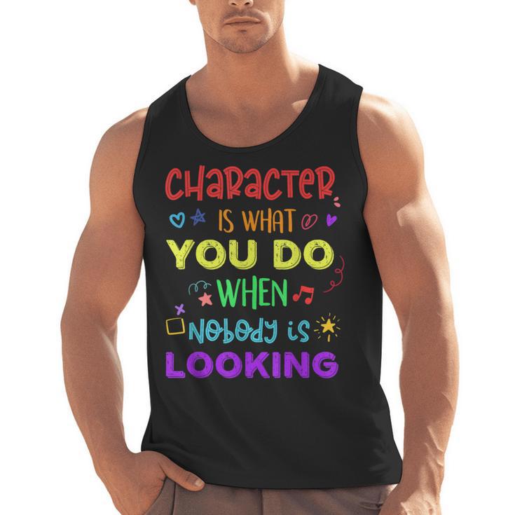 Growth Mindset Teacher Positive Message Inspirational Quote Men Tank Top
