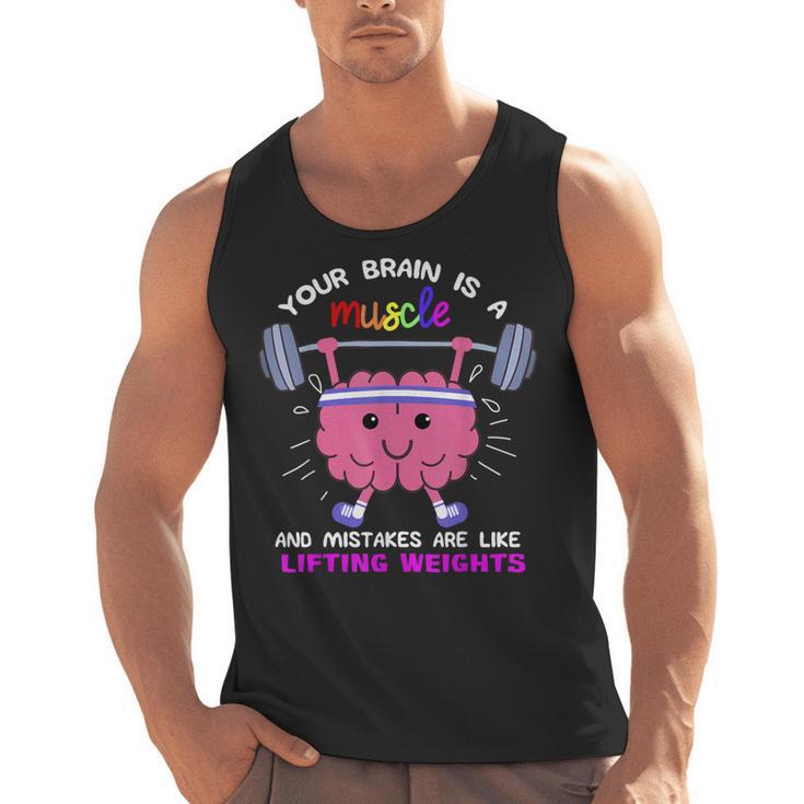 Growth Mindset Teacher Shirt Inspirational Shirts Men Tank Top