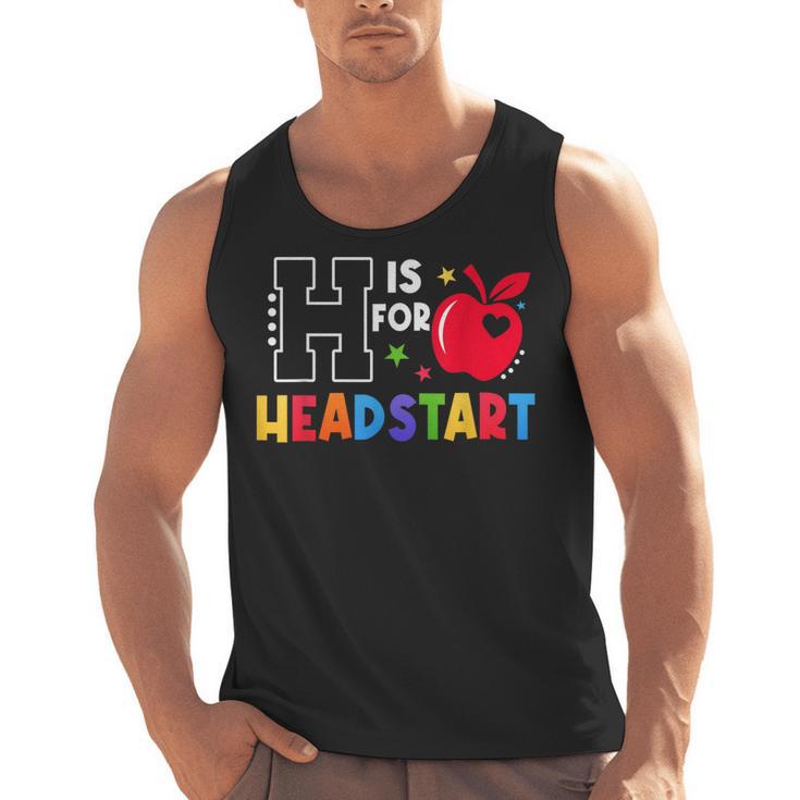 H Is For Head Start Teacher First Day Of School Tee Men Tank Top