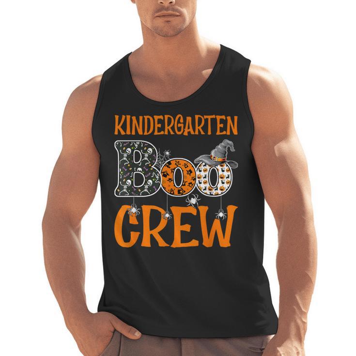 Halloween Kindergarten Boo Crew Kinder Teacher Student Men Tank Top
