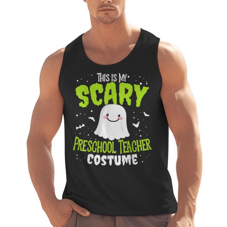 Halloween This Is My Scary Preschool Teacher Custome For Men Women Kids Men Tank Top