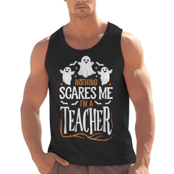 Halloween Teacher Nothing Scares Me Women Men Teachers Men Tank Top