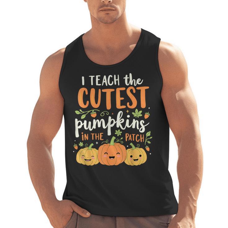 Halloween Teacher I Teach The Cutest Pumpkins In The Patch Men Tank Top