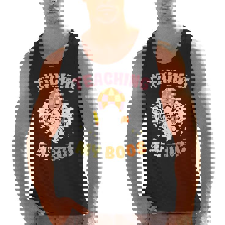 Halloween Teacher Teaching My Boos Costume Teacher Men Women Men Tank Top