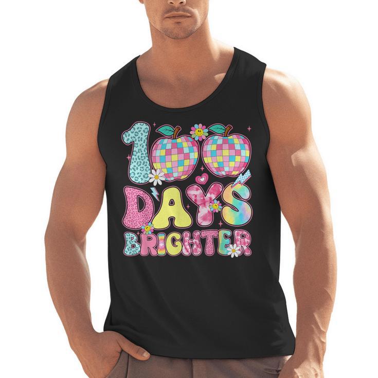 Happy 100th Day Of School 100 Days Brighter Teachers Kids Men Tank Top