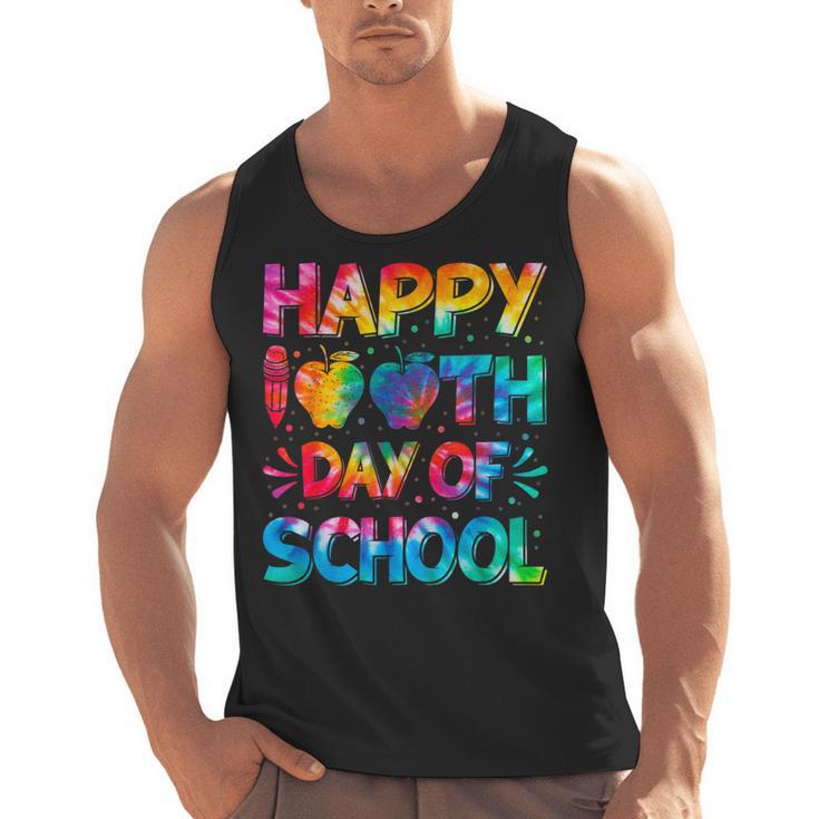 Happy 100th Day Of School Teacher Student 100 Days Tie Dye Men Women Kids Men Tank Top