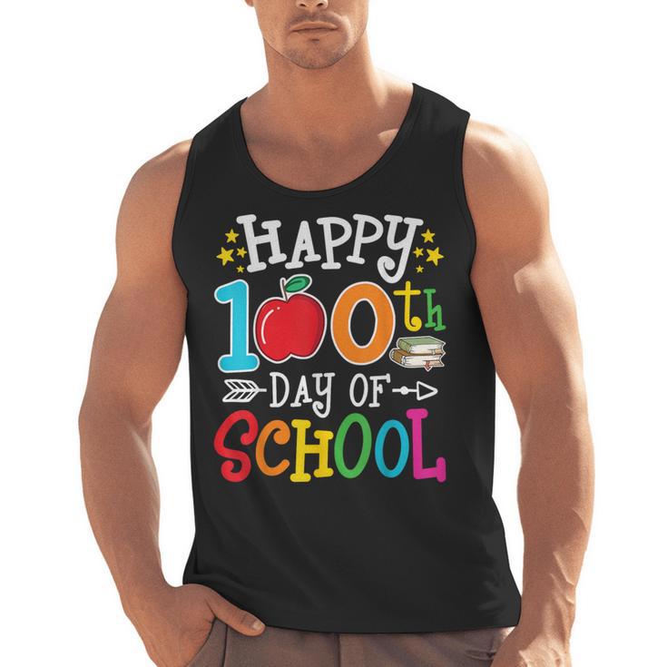 Happy 100th Day Of School Teachers 100 Days Of School Kids Men Tank Top