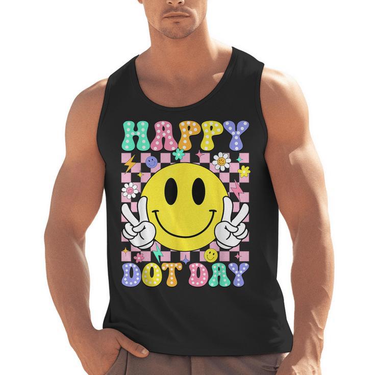 Happy Dot Day Shirts Teacher Student Girls Kids Smile Face Men Tank Top