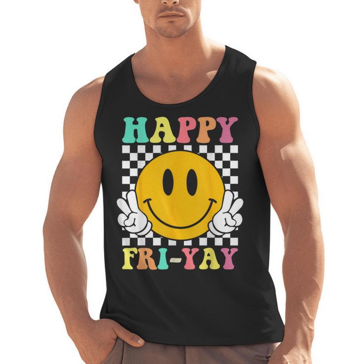Happy Fri-Yay Teacher Friday Weekend School Men Tank Top