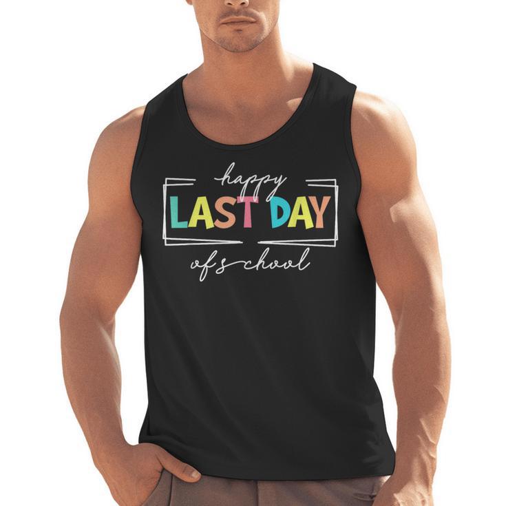 Happy Last Day Of School Shirt Men Women Teacher Student Men Tank Top
