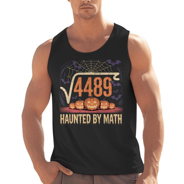 Haunted By Math 67 Meme Math Teacher Square Root 4489 Men Tank Top