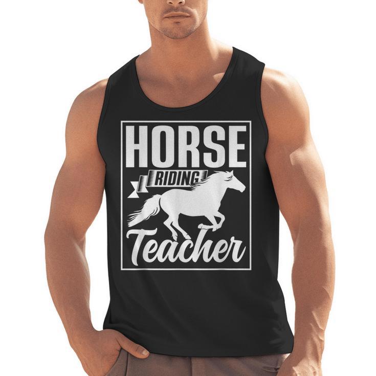 Horse Riding Teacher Rider Lover Equestrian Men Women Kids Men Tank Top