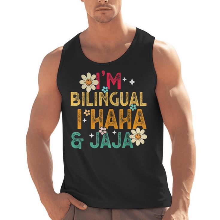 I’m Bilingual I Haha And Jaja Spanish Teacher Bilingual For Men Women Girls Kids Men Tank Top