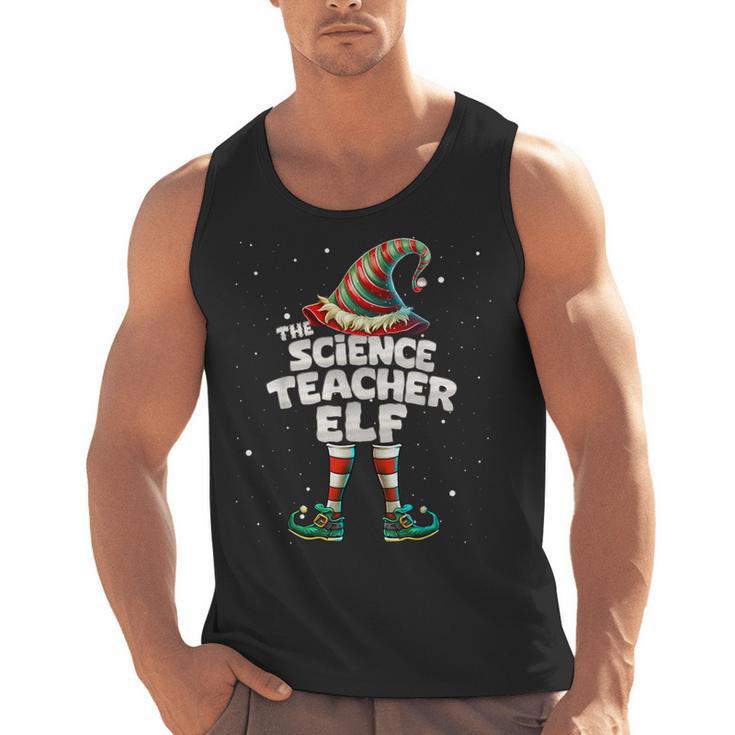 I'm The Science Teacher Elf Family Matching Group Christmas Men Tank Top