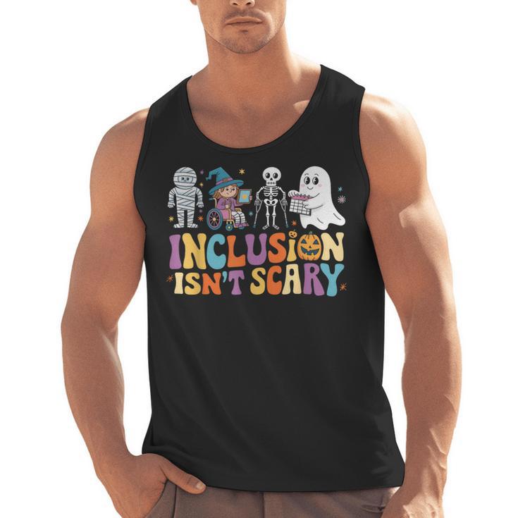 Inclusion Isn't Scary SLP Halloween Sped Teacher Men Tank Top
