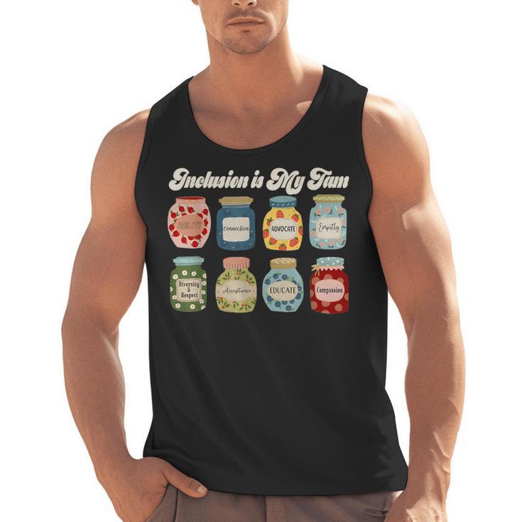 Inclusion Is My Jam Neurodiversity Special Education Teacher Men Tank Top