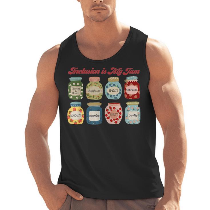 Inclusion Is My Jam Special Education Teacher Autism Men Tank Top
