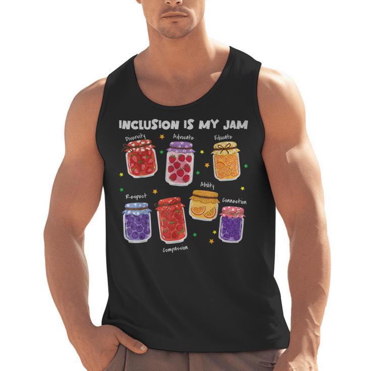 Inclusion Is My Jam Special Education Teacher Para Autism Men Tank Top