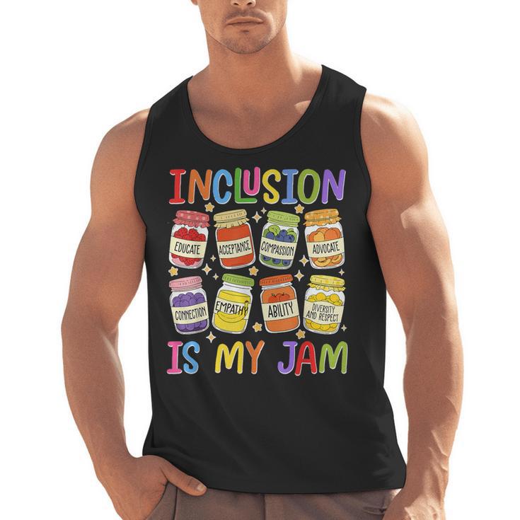 Inclusion Is My Jam SPED Teacher Special Education Teacher Men Tank Top