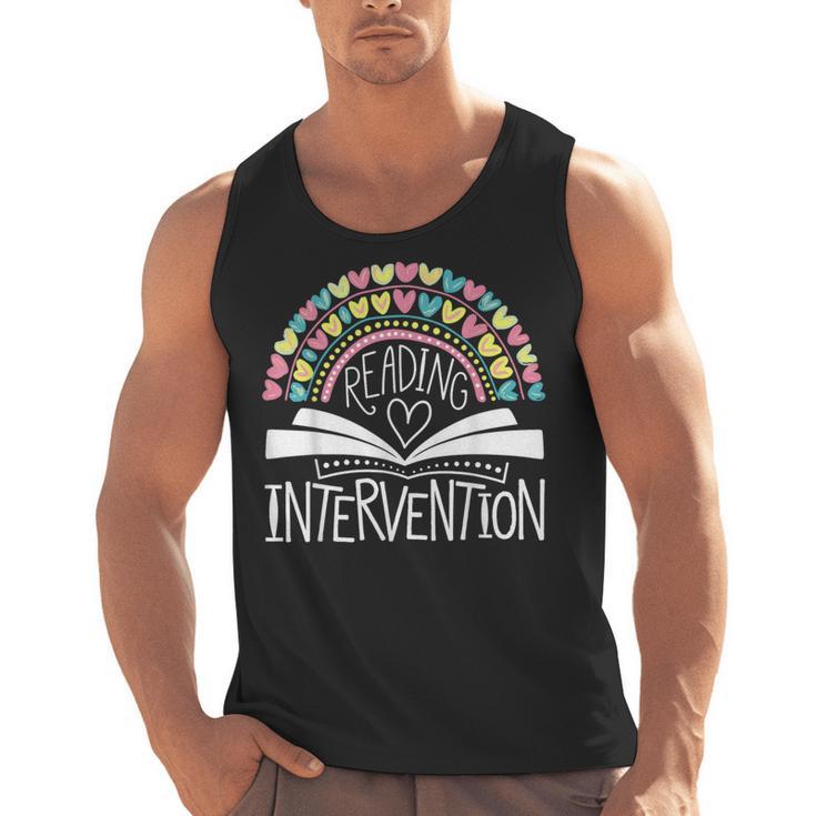 Intervention Teacher Reading Intervention Men Tank Top