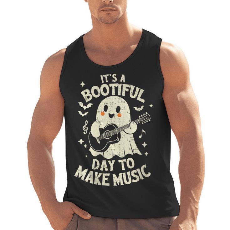It's A Bootiful Day To Make Music Halloween Music Teacher Men Tank Top