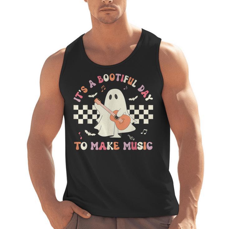 It's A Bootiful Day To Make Music Teacher Musician Halloween For Men Women Kids Men Tank Top