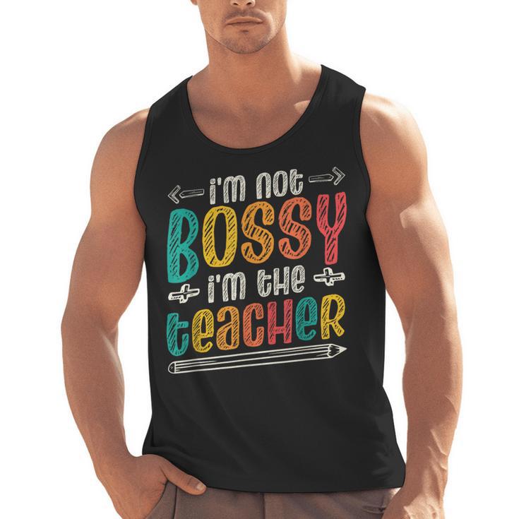 I´m Not Bossy I´m The Teacher Graduation Men Women Men Tank Top