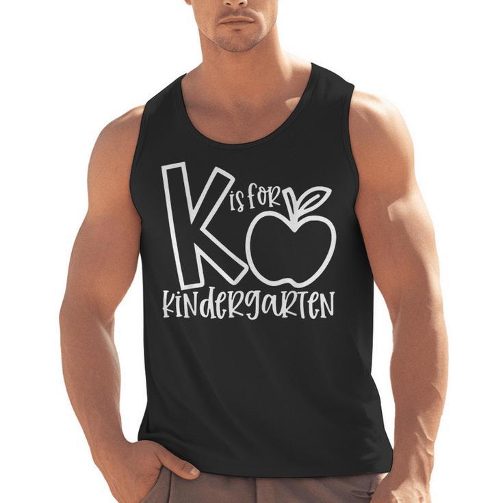 K Is For Kindergarten Kindergarten Teacher Men Women Girls Kids Men Tank Top