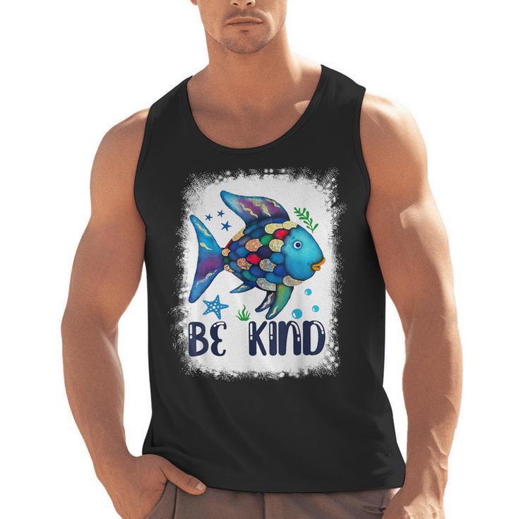 Be Kind Rainbow Fish Teacher Life Back To School Teaching Men Women Men Tank Top