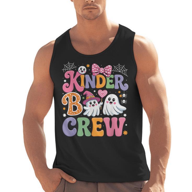 Kinder Boo Crew Kindergarten Teacher Student Halloween Men Tank Top
