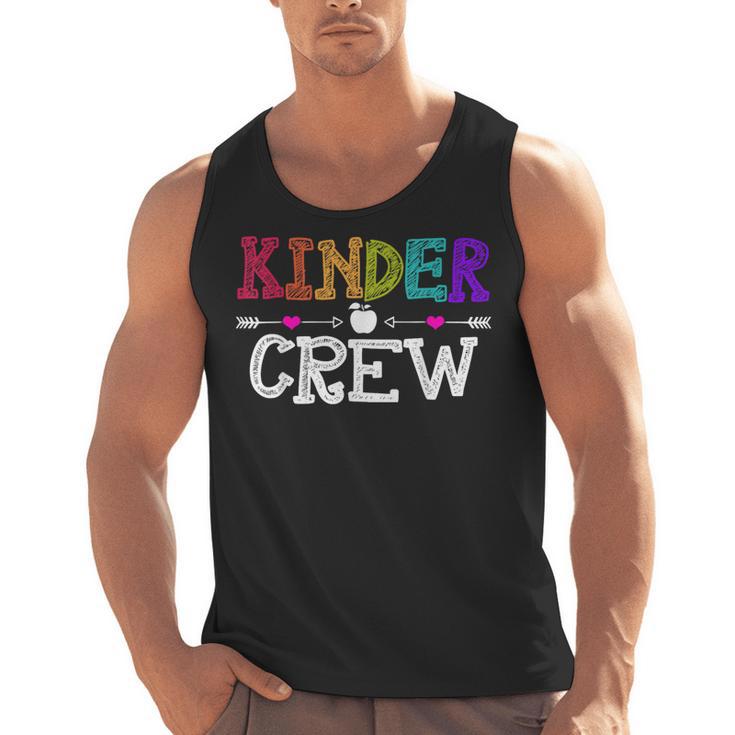 Kinder Crew Kindergarten Teacher 1st Day Of School Men Tank Top