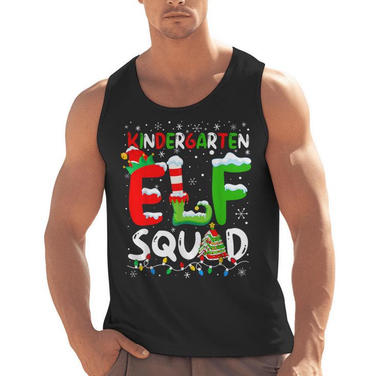 Kindergarten ELF Squad Christmas ELF Student Teacher Men Women Kids Men Tank Top