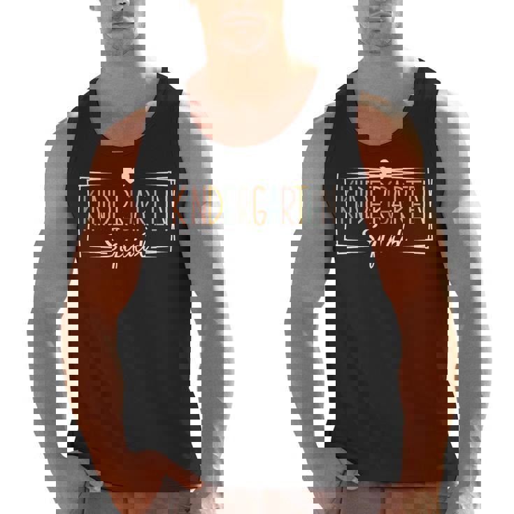 Kindergarten Squad Teachers Kids Kindergarten Back To School Men Tank Top