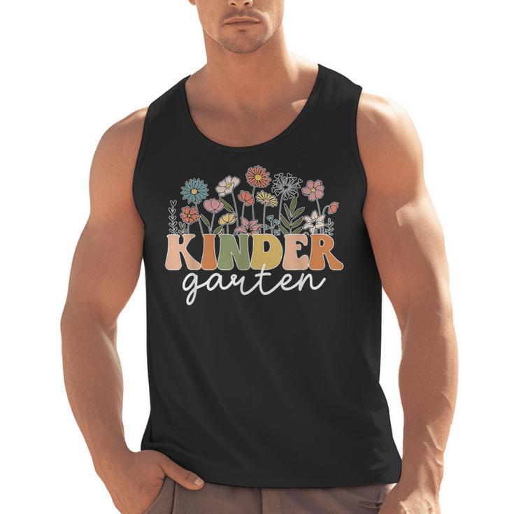 Kindergarten Teacher Wildflower Back To School Floral Outfit Men Women Men Tank Top