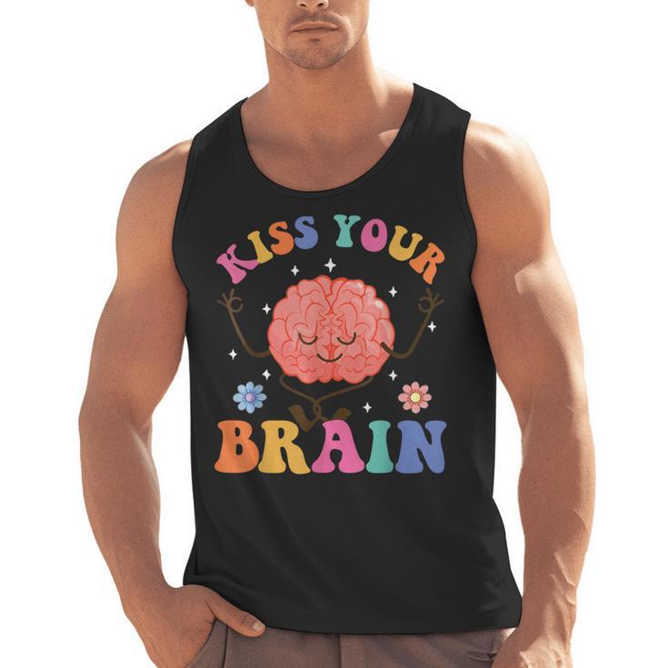 Kiss Your Brain Sped Teacher Appreciation Back To School Kid Men Tank Top