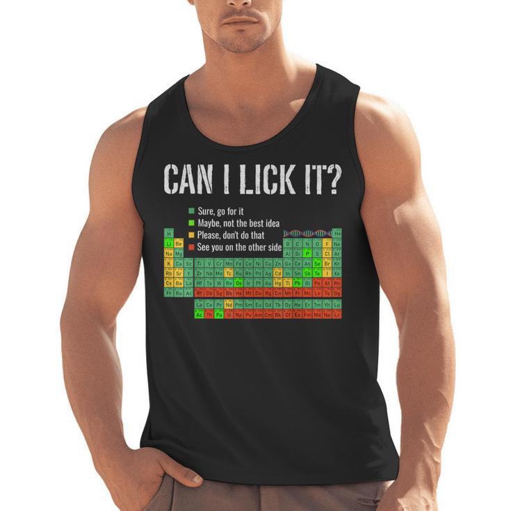 Can I Lick It Periodic Table Science Teacher Student Men Tank Top