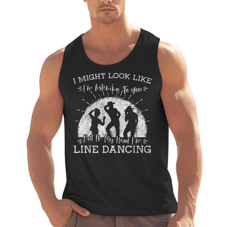 Line Dancing Choreographer Dance Teacher Group Performer Men Women Girls Kids Men Tank Top
