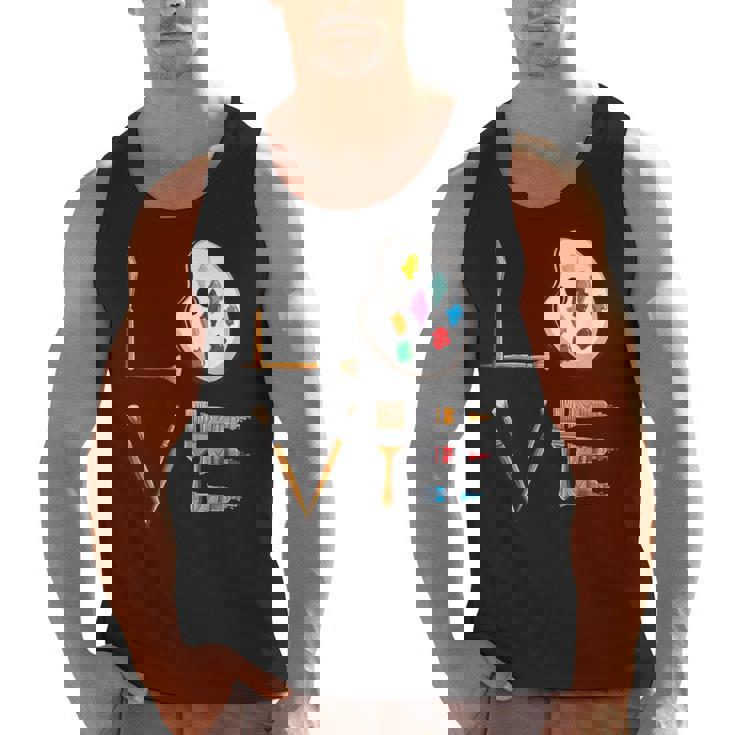 Love Art For Artist Art Teacher Men Tank Top